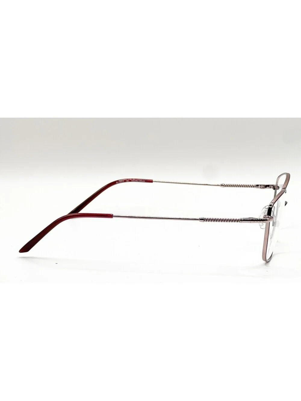 Elle EL13517 WI Wine Square Authentic Eyeglass Frames 53-16-145